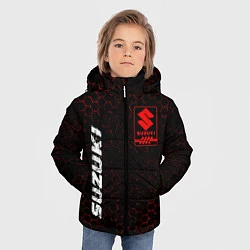 Куртка зимняя для мальчика SUZUKI Suzuki Графика, цвет: 3D-черный — фото 2