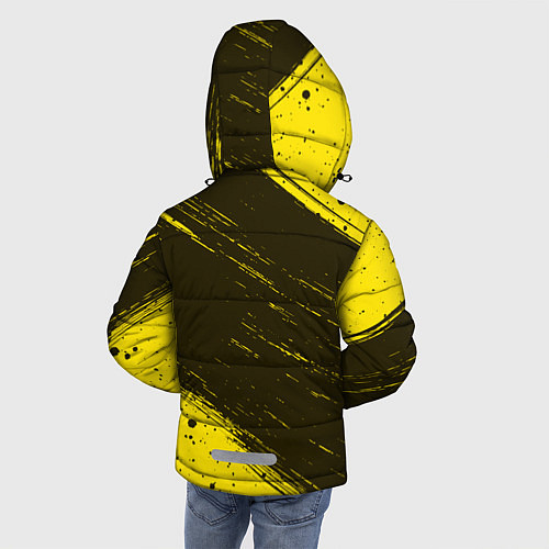Зимняя куртка для мальчика MANCHESTER UNITED Football - Краска / 3D-Черный – фото 4