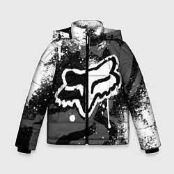 Куртка зимняя для мальчика FOX RACING - МОТОКРОСС БРЫЗГИ, цвет: 3D-светло-серый