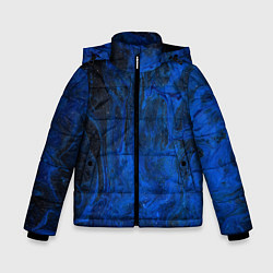 Зимняя куртка для мальчика Синий абстрактный дым