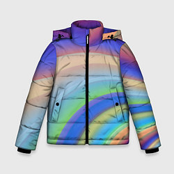 Куртка зимняя для мальчика Все цвета радуги, цвет: 3D-светло-серый