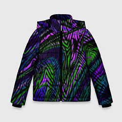 Зимняя куртка для мальчика Абстрактный современный тигровый узор