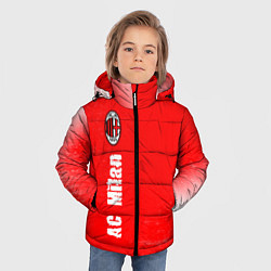 Куртка зимняя для мальчика AC MILAN AC Milan Графика, цвет: 3D-красный — фото 2