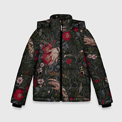 Куртка зимняя для мальчика Ботаника, цвет: 3D-светло-серый