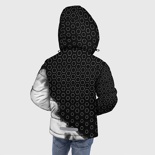 Зимняя куртка для мальчика INTER Football Пламя / 3D-Черный – фото 4