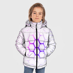 Куртка зимняя для мальчика НЕОНОВОЕ СВЕЧЕНИЕ ИЗ ПОД ПЛИT, цвет: 3D-черный — фото 2