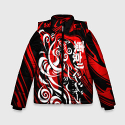 Куртка зимняя для мальчика ТОКИЙСКИЕ МСТИТЕЛИ МАНГА, цвет: 3D-черный