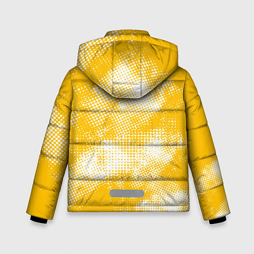 Зимняя куртка для мальчика Семья смайлов / 3D-Светло-серый – фото 2