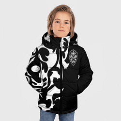 Куртка зимняя для мальчика ПРОКЛЯТЫЙ ЩИТ ВОСХОЖДЕНИЕ ГЕРОЯ, цвет: 3D-светло-серый — фото 2