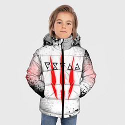 Куртка зимняя для мальчика Ведьмак Квэн Ирден Аксий Игни Аард, цвет: 3D-красный — фото 2
