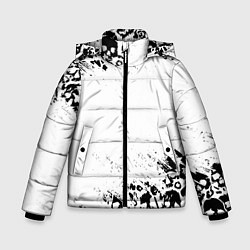 Зимняя куртка для мальчика Выцветшие потёртости SKULLS