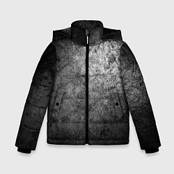 Куртка зимняя для мальчика Потертая текстура, цвет: 3D-светло-серый