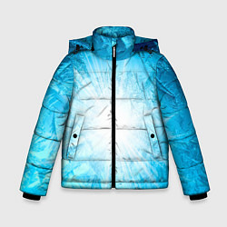 Куртка зимняя для мальчика Лед Вспышка света, цвет: 3D-черный