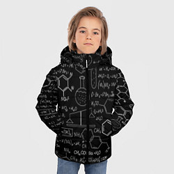 Куртка зимняя для мальчика Химия -формулы, цвет: 3D-черный — фото 2