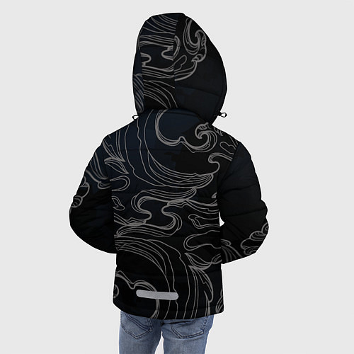 Зимняя куртка для мальчика Кирито и Асуна - Sword Art Online / 3D-Черный – фото 4