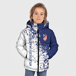 Куртка зимняя для мальчика Atletico madrid football sport, цвет: 3D-светло-серый — фото 2