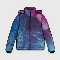 Зимняя куртка для мальчика Неоновый дым - Голубой и розовый