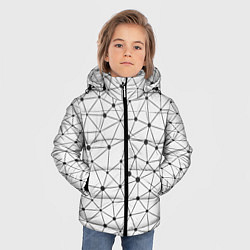 Куртка зимняя для мальчика Географический Полигон, цвет: 3D-светло-серый — фото 2
