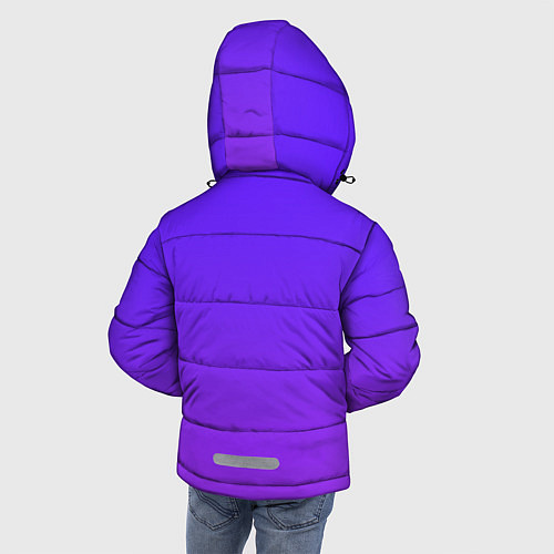 Зимняя куртка для мальчика Fall Guy violet / 3D-Светло-серый – фото 4
