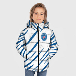 Куртка зимняя для мальчика Псж psg, цвет: 3D-светло-серый — фото 2