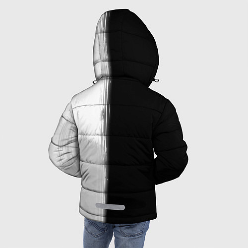 Зимняя куртка для мальчика Бизнесмен из России и Герб Российской Федерации / 3D-Черный – фото 4