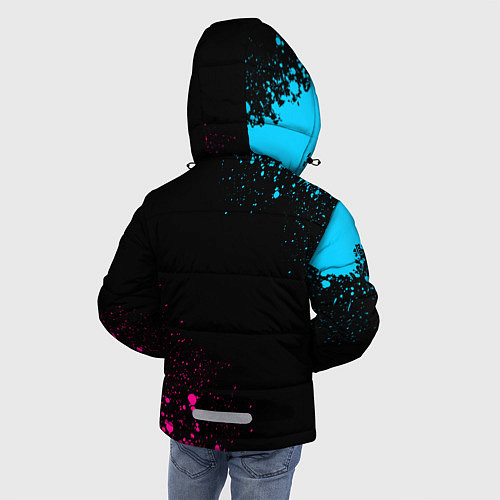 Зимняя куртка для мальчика Subaru Neon Gradient FS / 3D-Черный – фото 4