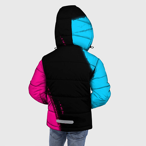 Зимняя куртка для мальчика The Sims Neon Gradient / 3D-Черный – фото 4