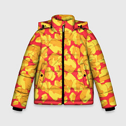 Куртка зимняя для мальчика Сырная буря, цвет: 3D-светло-серый