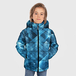 Куртка зимняя для мальчика GLASS CUBES, цвет: 3D-светло-серый — фото 2