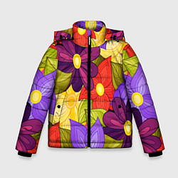 Зимняя куртка для мальчика MULTICOLORED PANSIES