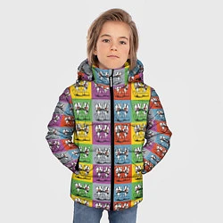 Куртка зимняя для мальчика Игра Сuphead, цвет: 3D-черный — фото 2