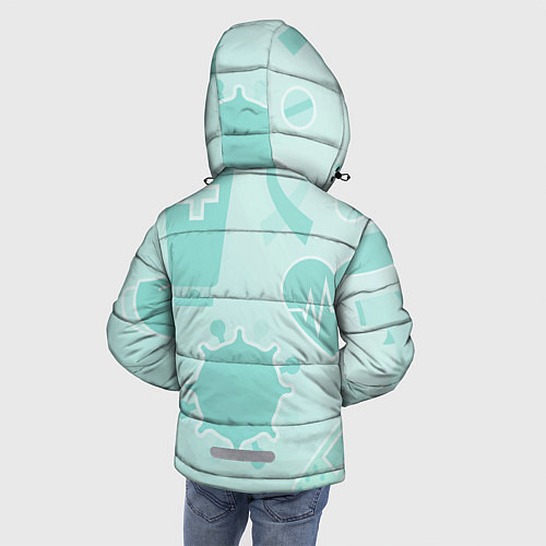 Зимняя куртка для мальчика Медицинские профессии / 3D-Черный – фото 4