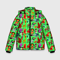 Зимняя куртка для мальчика WILD ANIMALS OF THE ZOO
