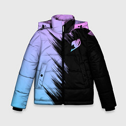 Куртка зимняя для мальчика Хвост феи - neon, цвет: 3D-светло-серый