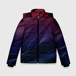 Зимняя куртка для мальчика Geometry violet dark