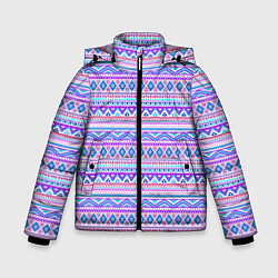 Зимняя куртка для мальчика Геометрические узоры из линий