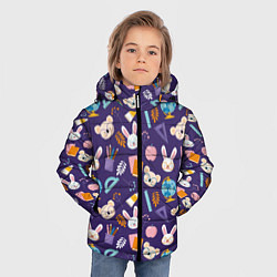 Куртка зимняя для мальчика Коалы и зайки, цвет: 3D-светло-серый — фото 2