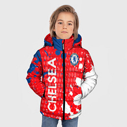Куртка зимняя для мальчика Chelsea Краска, цвет: 3D-красный — фото 2