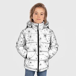 Куртка зимняя для мальчика Make a Wish паттерн, цвет: 3D-светло-серый — фото 2