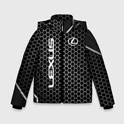 Зимняя куртка для мальчика Lexus соты карбон