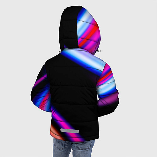 Зимняя куртка для мальчика Honda speed lights / 3D-Черный – фото 4