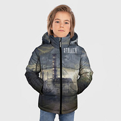 Куртка зимняя для мальчика STALKER Саркофаг, цвет: 3D-светло-серый — фото 2