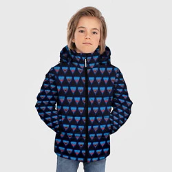 Куртка зимняя для мальчика Poppy Playtime - Huggy Wuggy Pattern - без логотип, цвет: 3D-черный — фото 2
