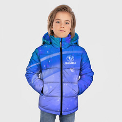 Куртка зимняя для мальчика Субару - sport, цвет: 3D-красный — фото 2