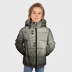 Куртка зимняя для мальчика STALKER Колесо Обозрения, цвет: 3D-черный — фото 2