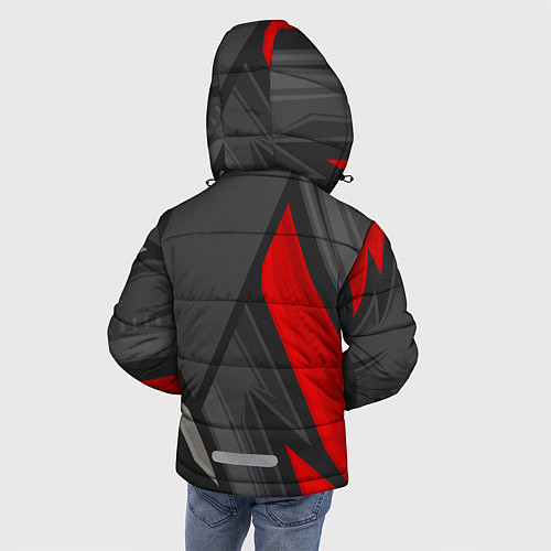 Зимняя куртка для мальчика Mazda sports racing / 3D-Черный – фото 4