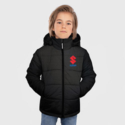 Куртка зимняя для мальчика Suzuki - карбон, цвет: 3D-черный — фото 2