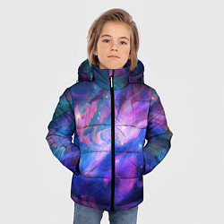 Куртка зимняя для мальчика Космическое туманное сияние, цвет: 3D-светло-серый — фото 2