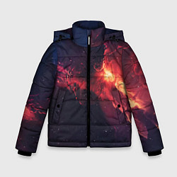 Зимняя куртка для мальчика Космическое пламя