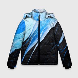 Зимняя куртка для мальчика Тёмно-синий мрамор